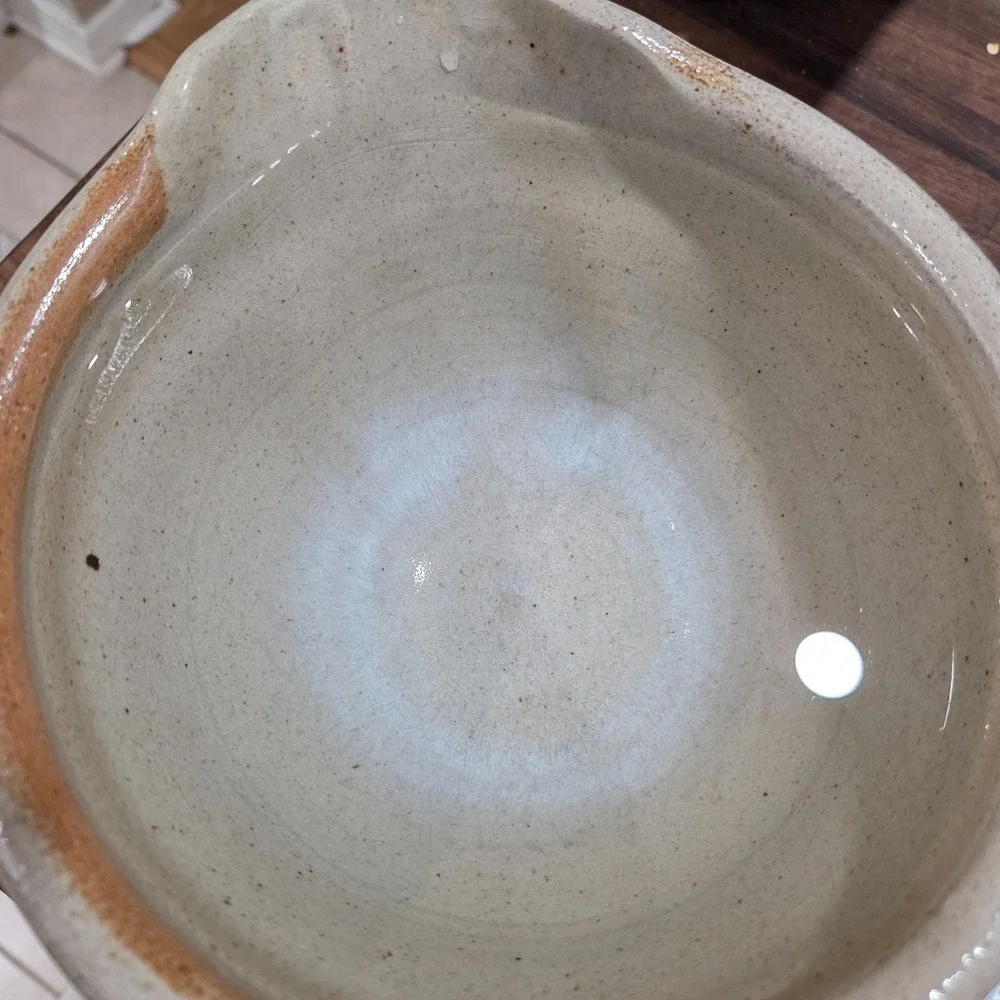 Handmade Stoneware Measuring 5‎ Cup Handle: Buck Pottery, Gruene Texas Signed